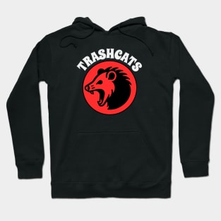 Screaming Possum "Trashcats" Funny Hoodie